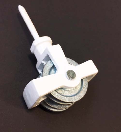 white cas iron pulley with iron cast wheels